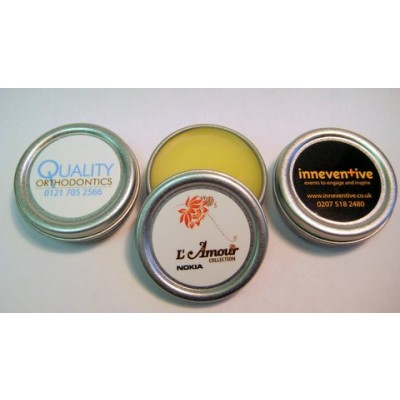 Premium Organic Beeswax Lip Balm Round Tins